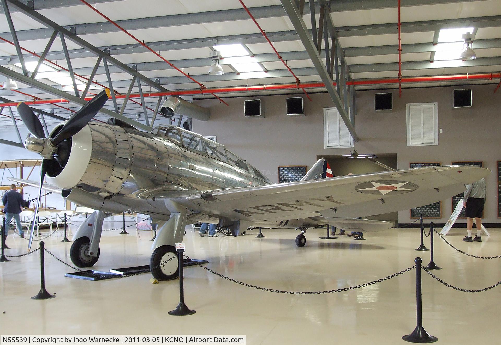 N55539, 1940 Republic AT-12 Guardsman C/N 483-38, Republic AT-12 at the Planes of Fame Air Museum, Chino CA