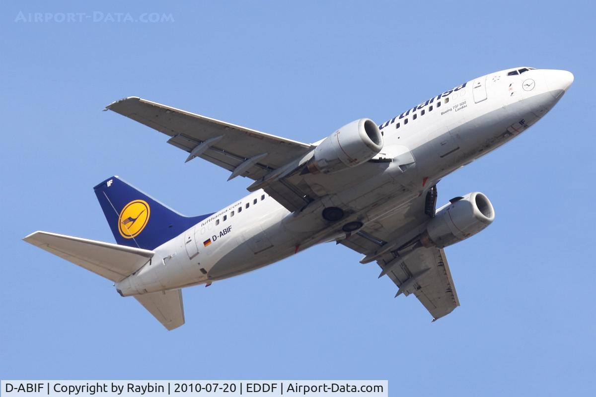 D-ABIF, 1991 Boeing 737-530 C/N 24820, baptized 