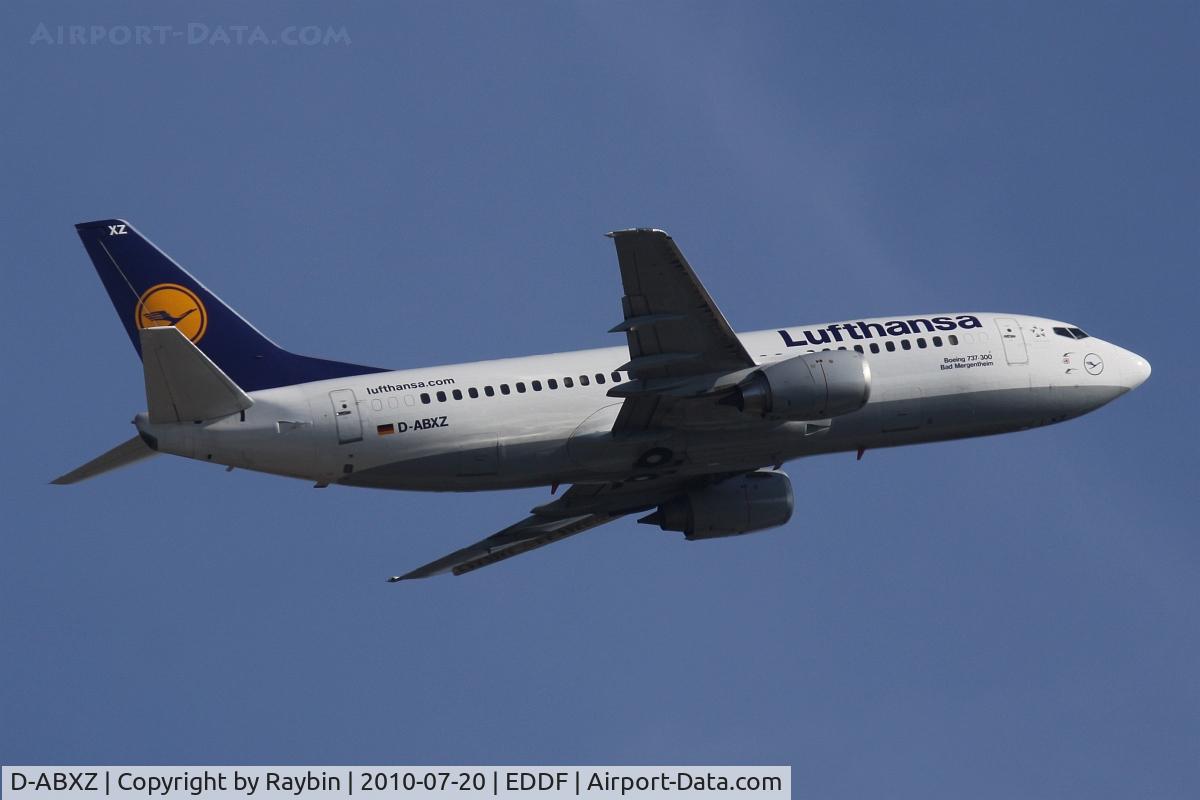 D-ABXZ, 1990 Boeing 737-330 C/N 24564, baptized 