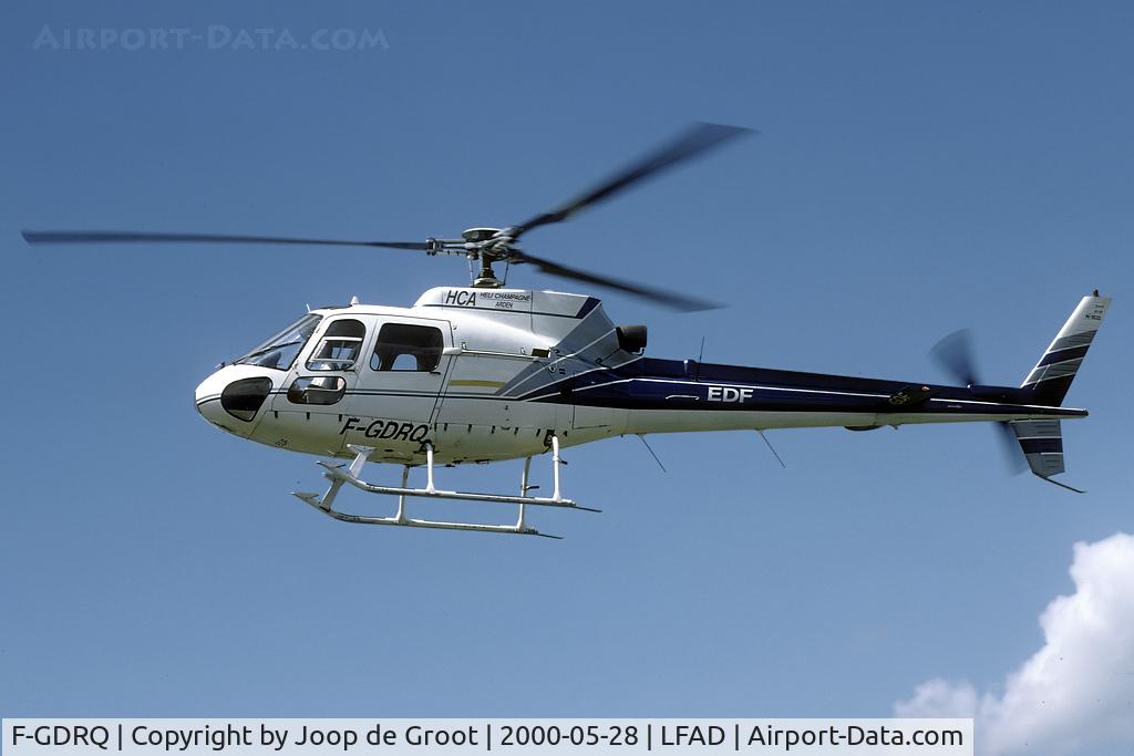 F-GDRQ, Aerospatiale AS-350B Ecureuil C/N 1832, Civil visitor to the ALAT open house.