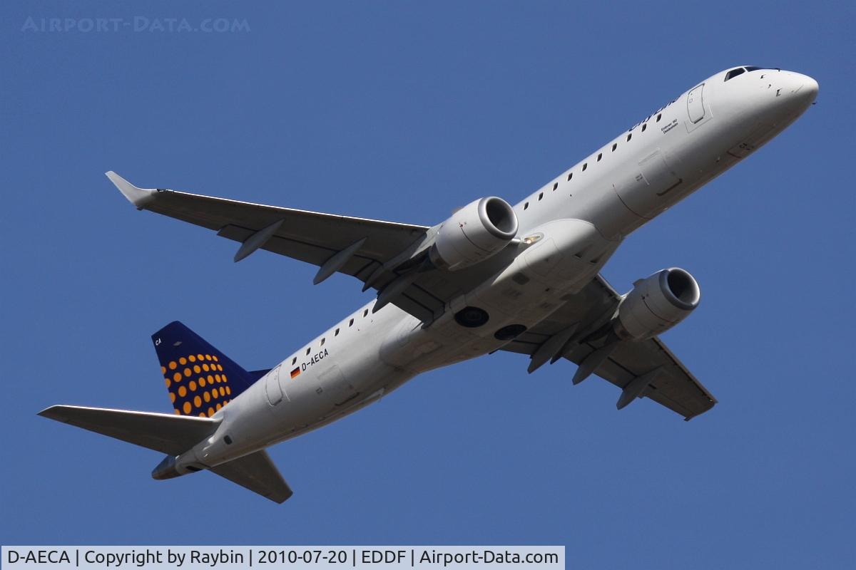 D-AECA, 2009 Embraer 190LR (ERJ-190-100LR) C/N 19000327, baptized 