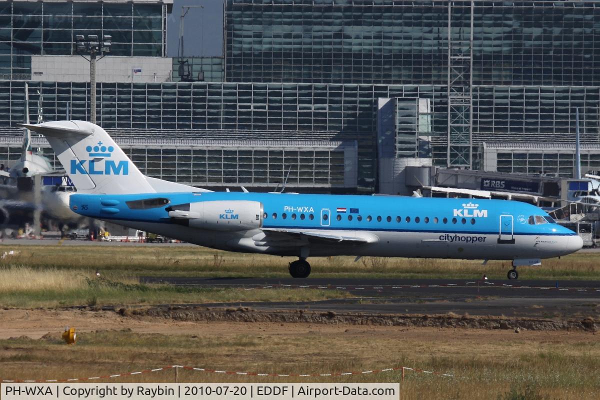 PH-WXA, 1996 Fokker 70 (F-28-0070) C/N 11570, AMS-FRA