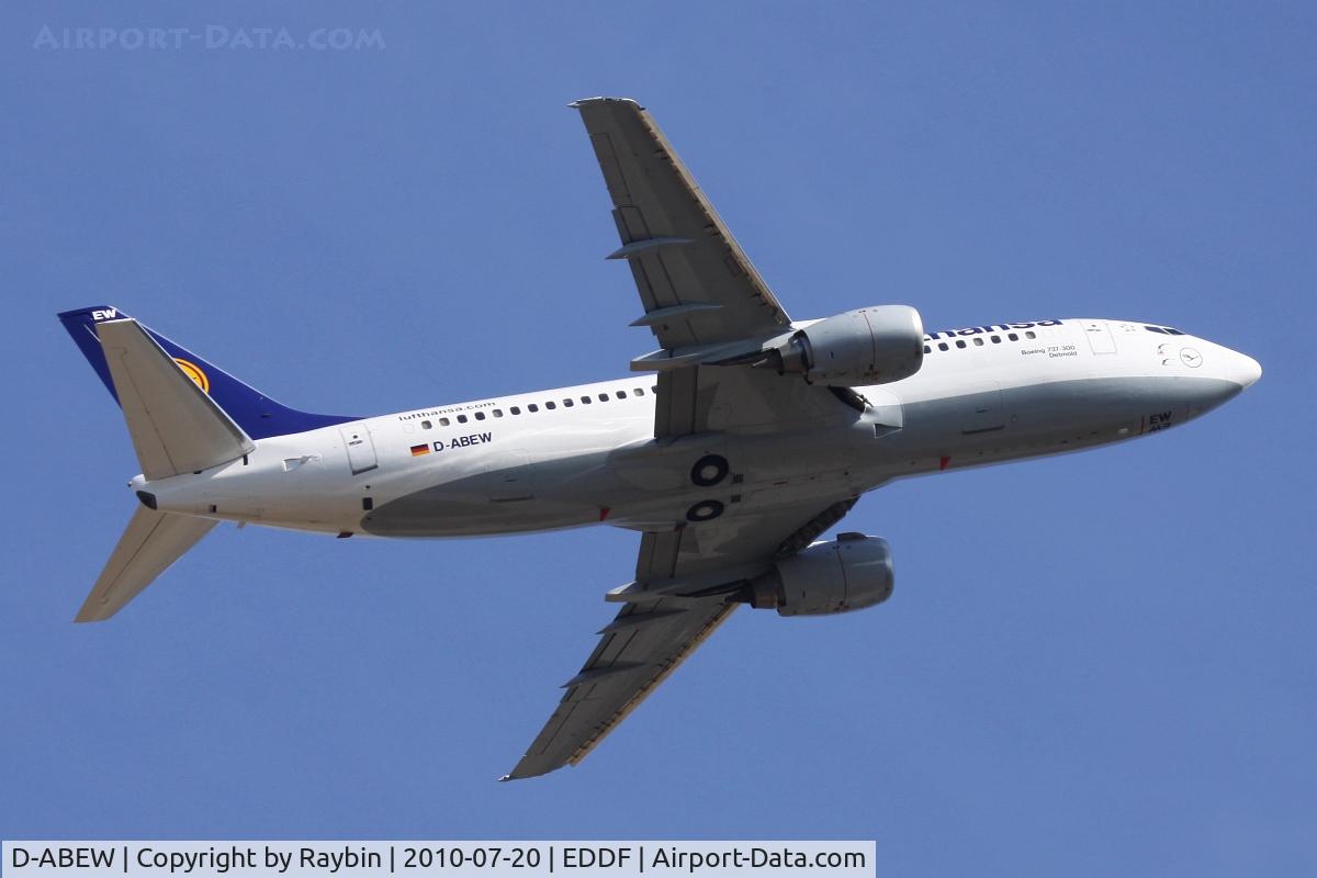 D-ABEW, 1995 Boeing 737-330 C/N 27905, baptized 