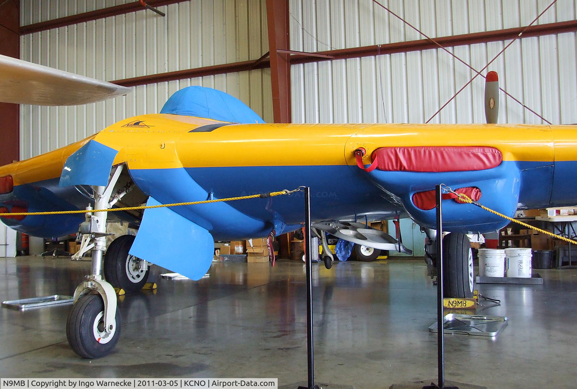 N9MB, 1945 Northrop N9M C/N 04, Northrop N9M at the Planes of Fame Air Museum, Chino CA