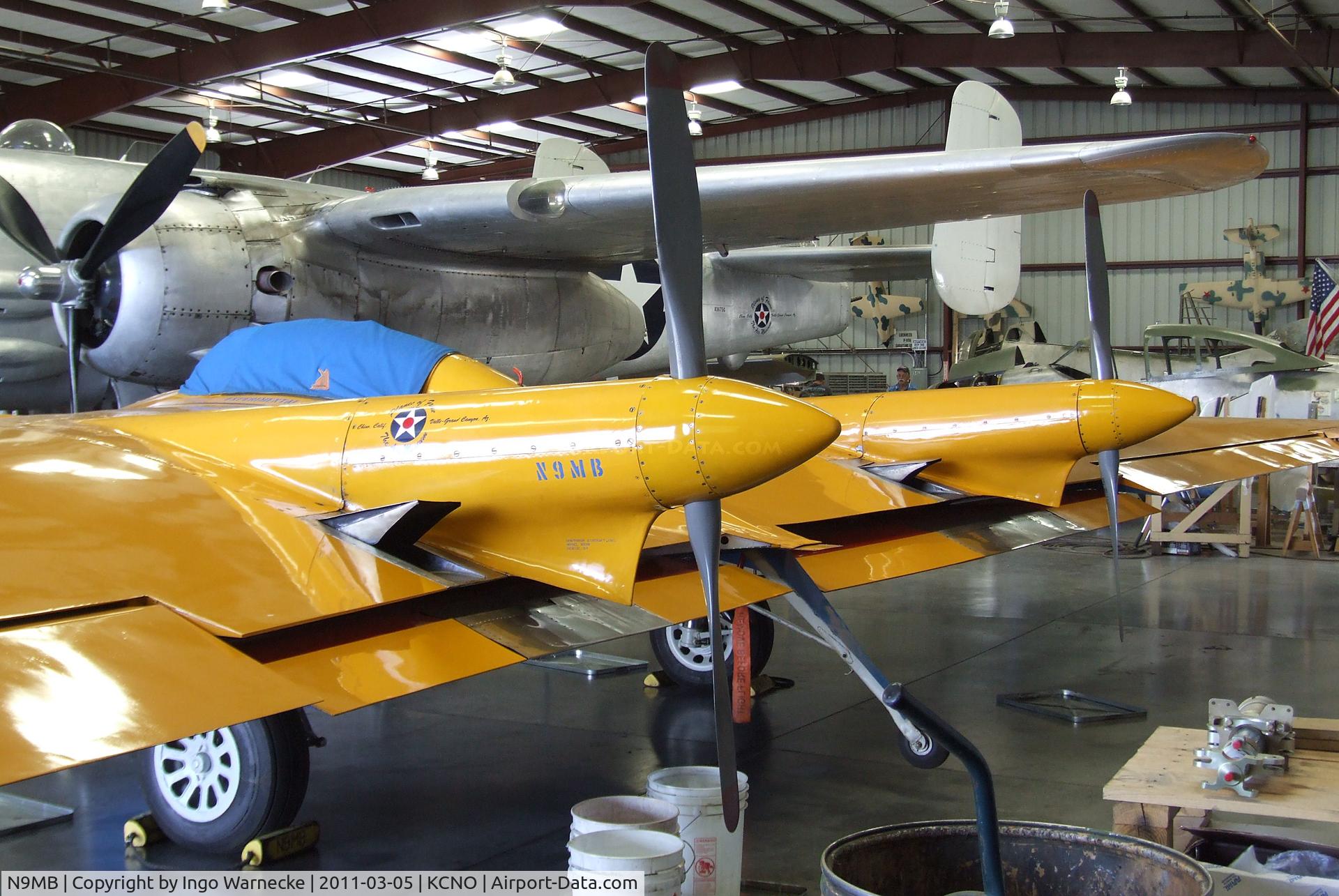 N9MB, 1945 Northrop N9M C/N 04, Northrop N9M at the Planes of Fame Air Museum, Chino CA