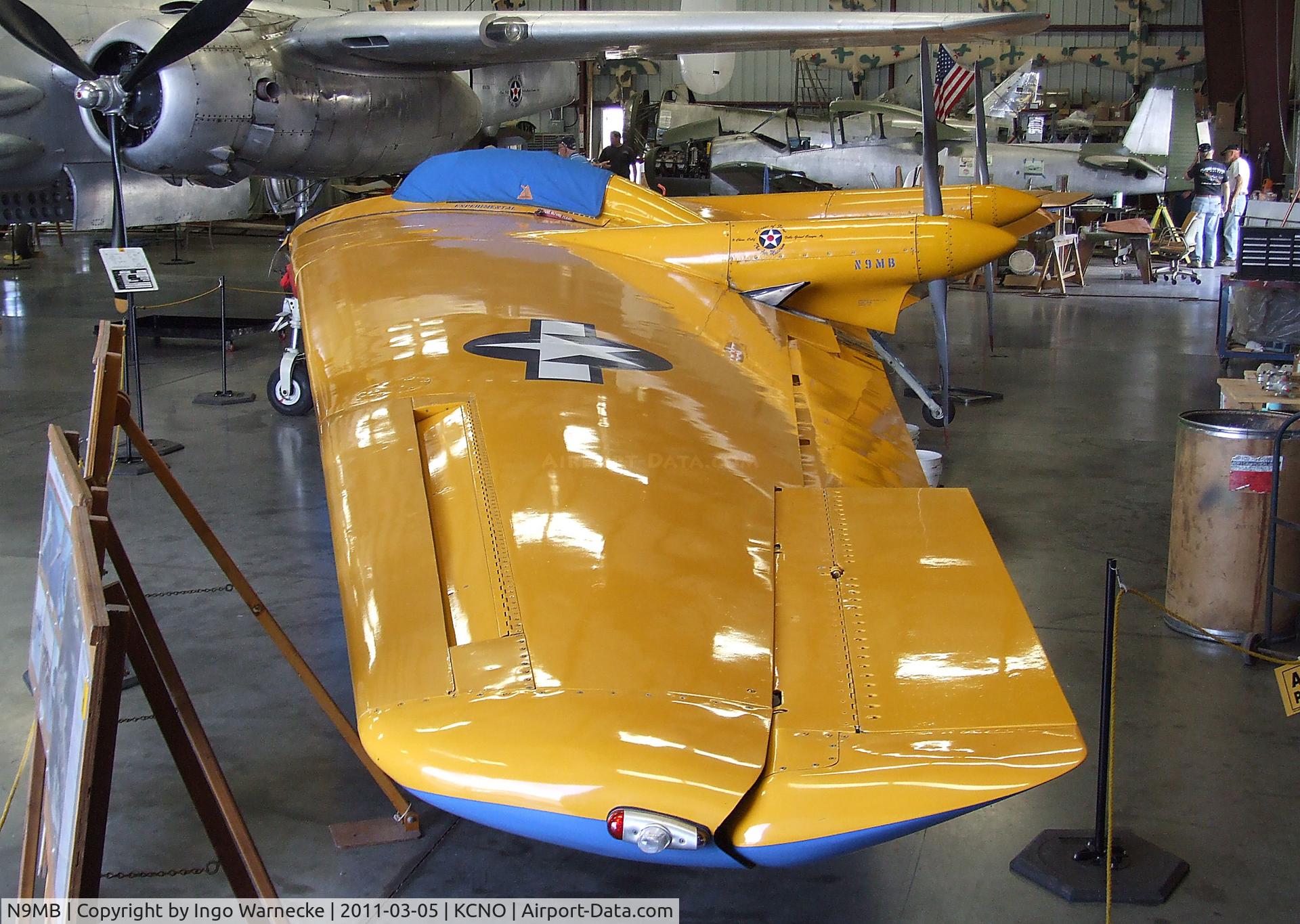 N9MB, 1945 Northrop N9M C/N 04, Northrop N9M at the Planes of Fame Air Museum, Chino CA