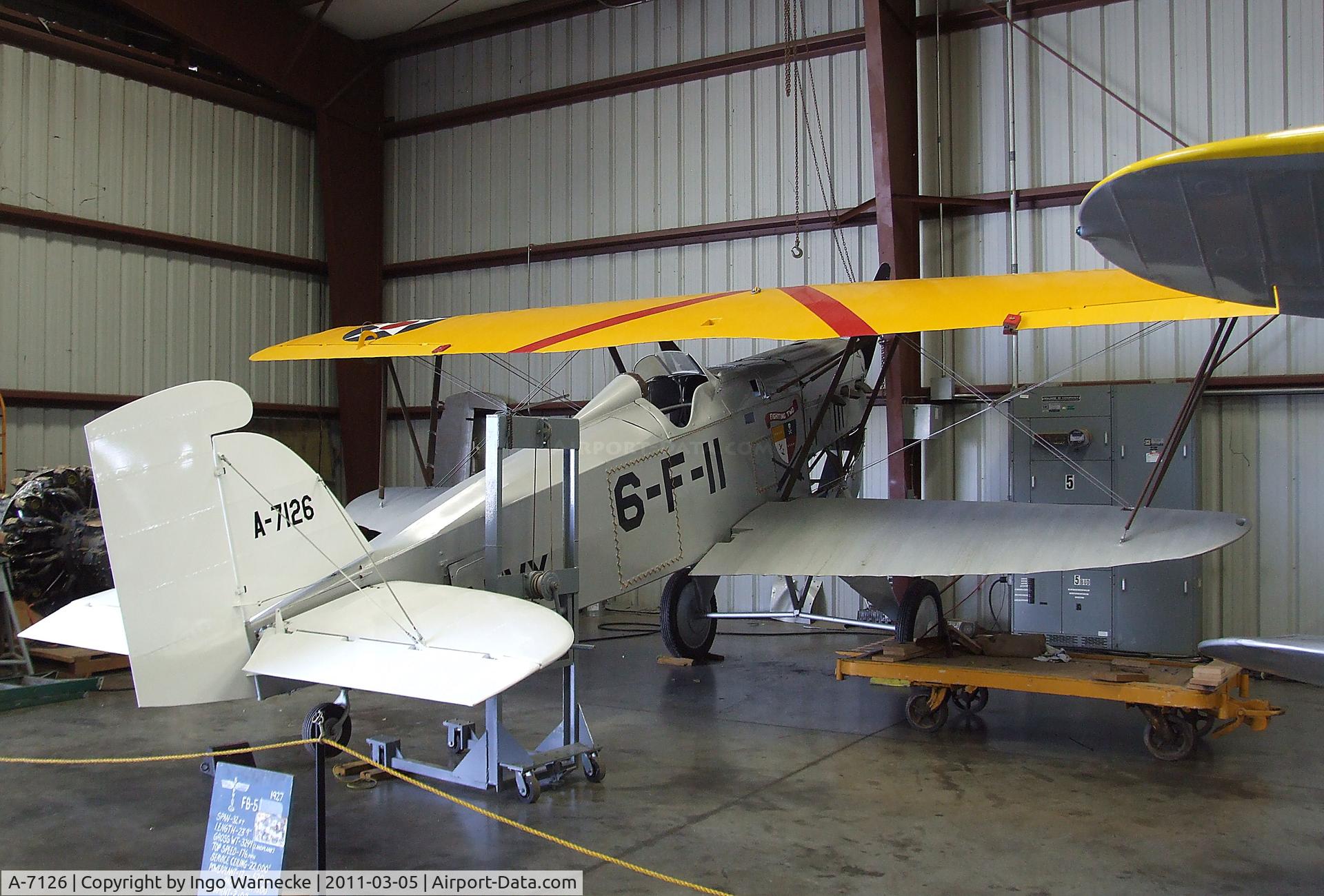 A-7126, Boeing FB-5 C/N 832, Boeing FB-5 at the Planes of Fame Air Museum, Chino CA