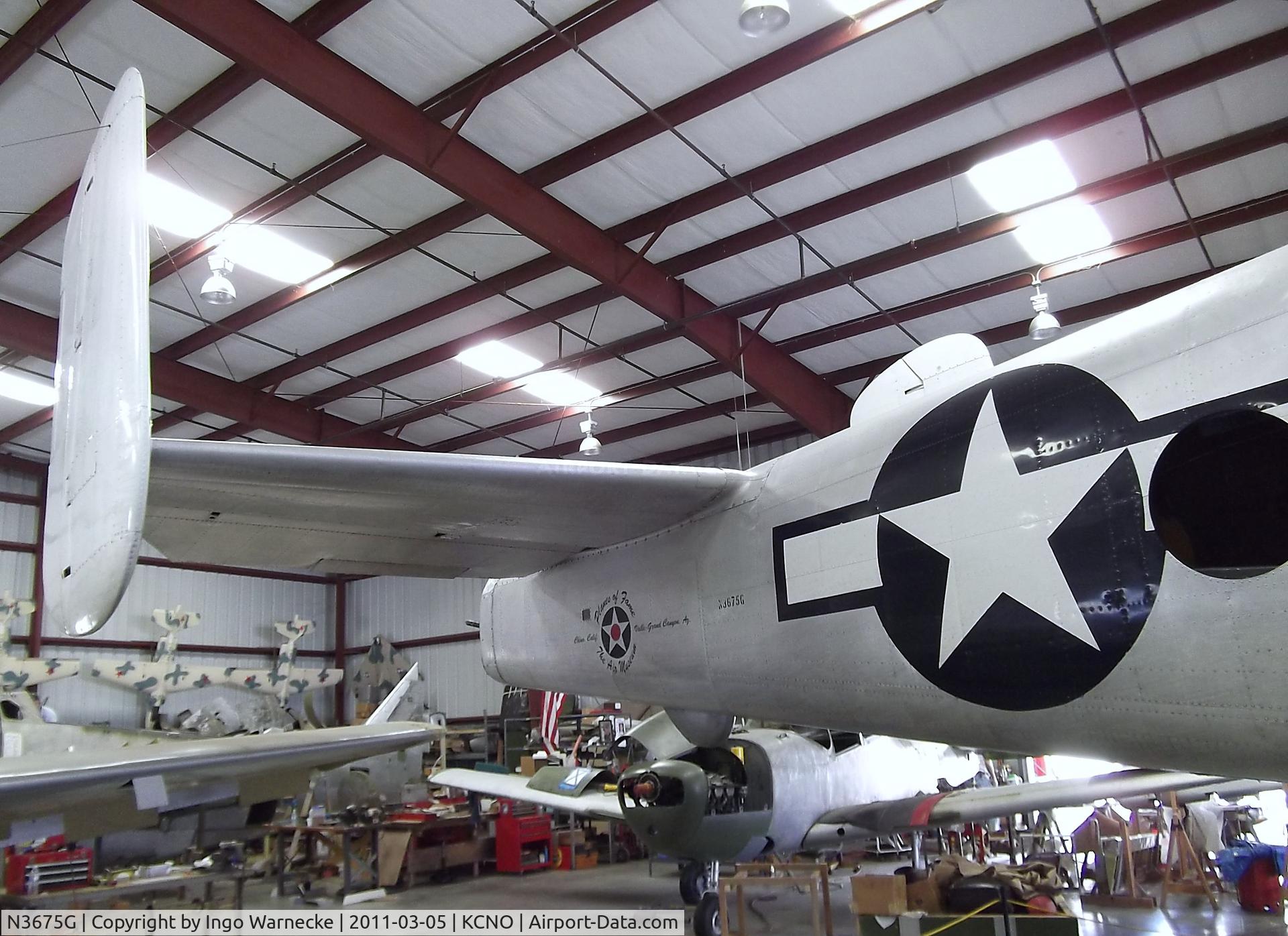 N3675G, 1944 North American B-25J Mitchell Mitchell C/N 108-33698, North American B-25J Mitchell at the Planes of Fame Air Museum, Chino CA