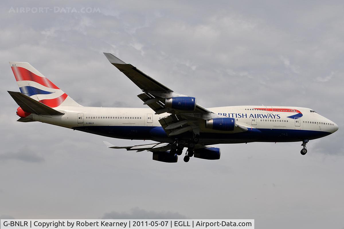 G-BNLR, 1990 Boeing 747-436 C/N 24447, On approach to r/w 09L