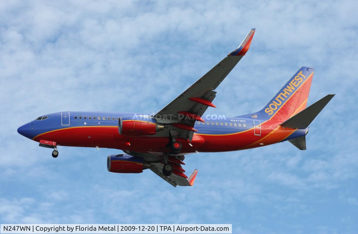 N247WN, 2006 Boeing 737-7H4 C/N 32508, Southwest 737-700