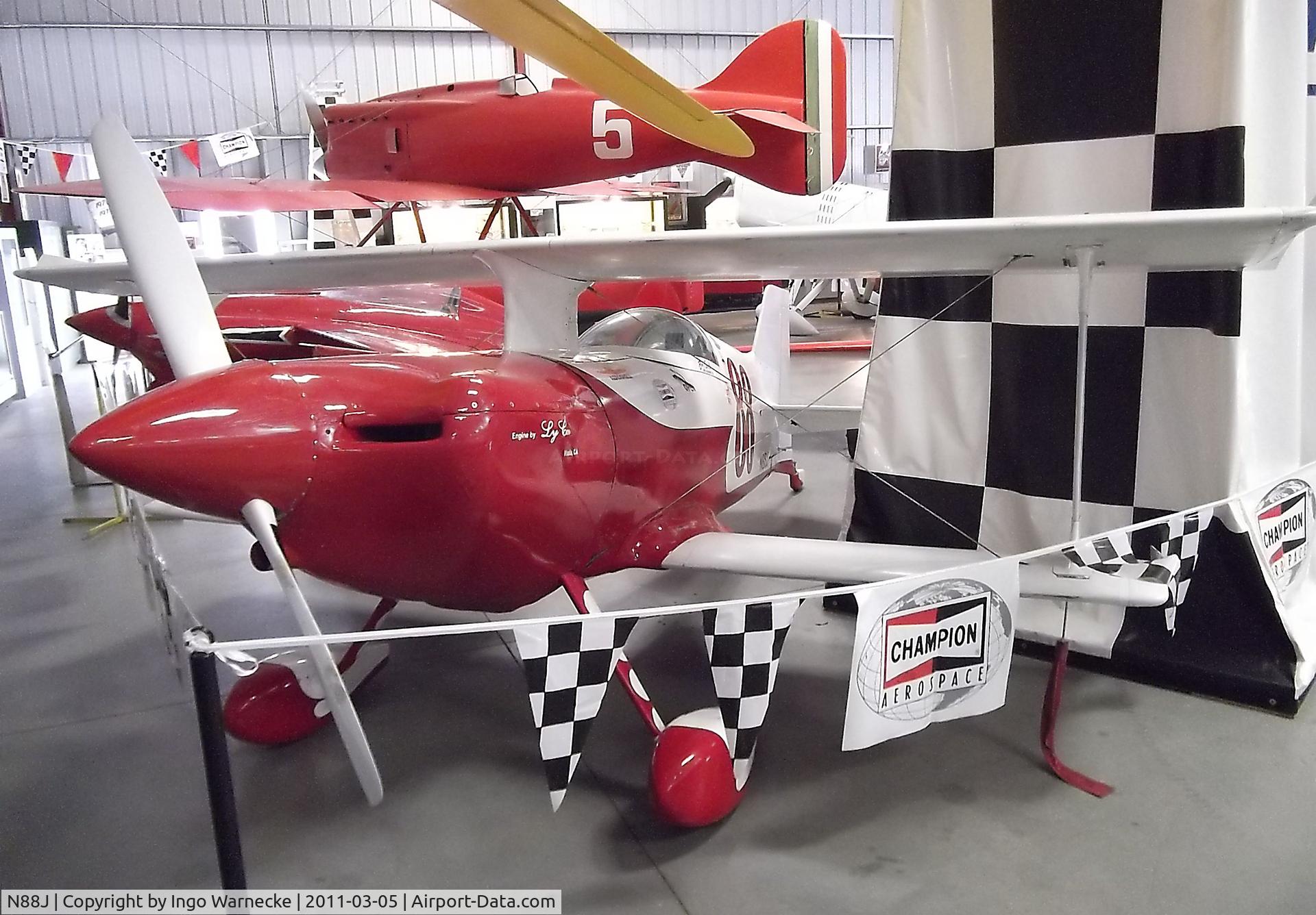 N88J, 1973 Dudley GLASS SLIPPER C/N 1A, Dudley Glass Slipper at the Planes of Fame Air Museum, Chino CA