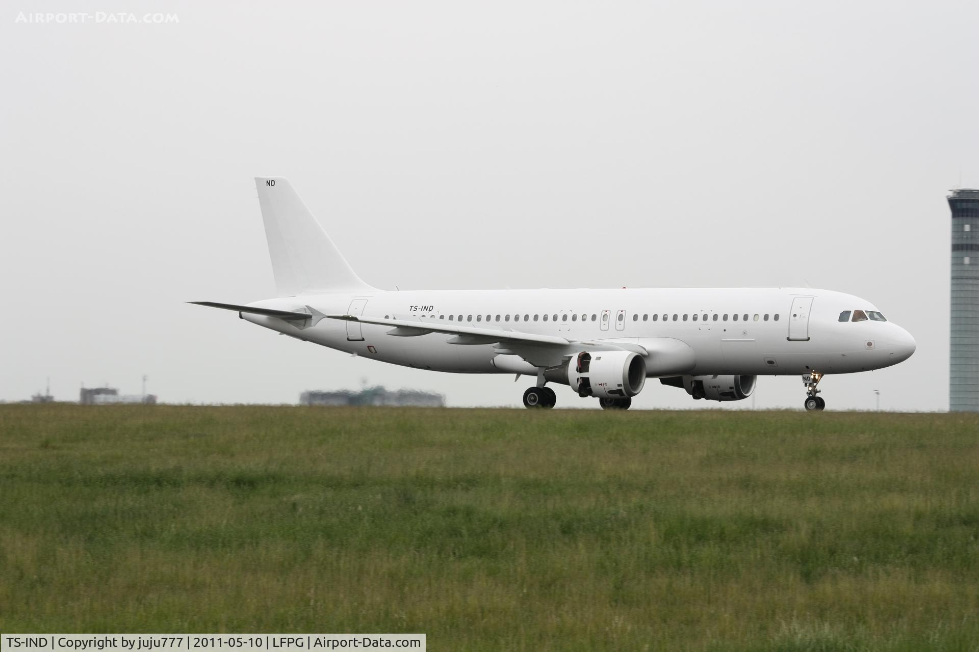 TS-IND, 1992 Airbus A320-212 C/N 348, with-out marking