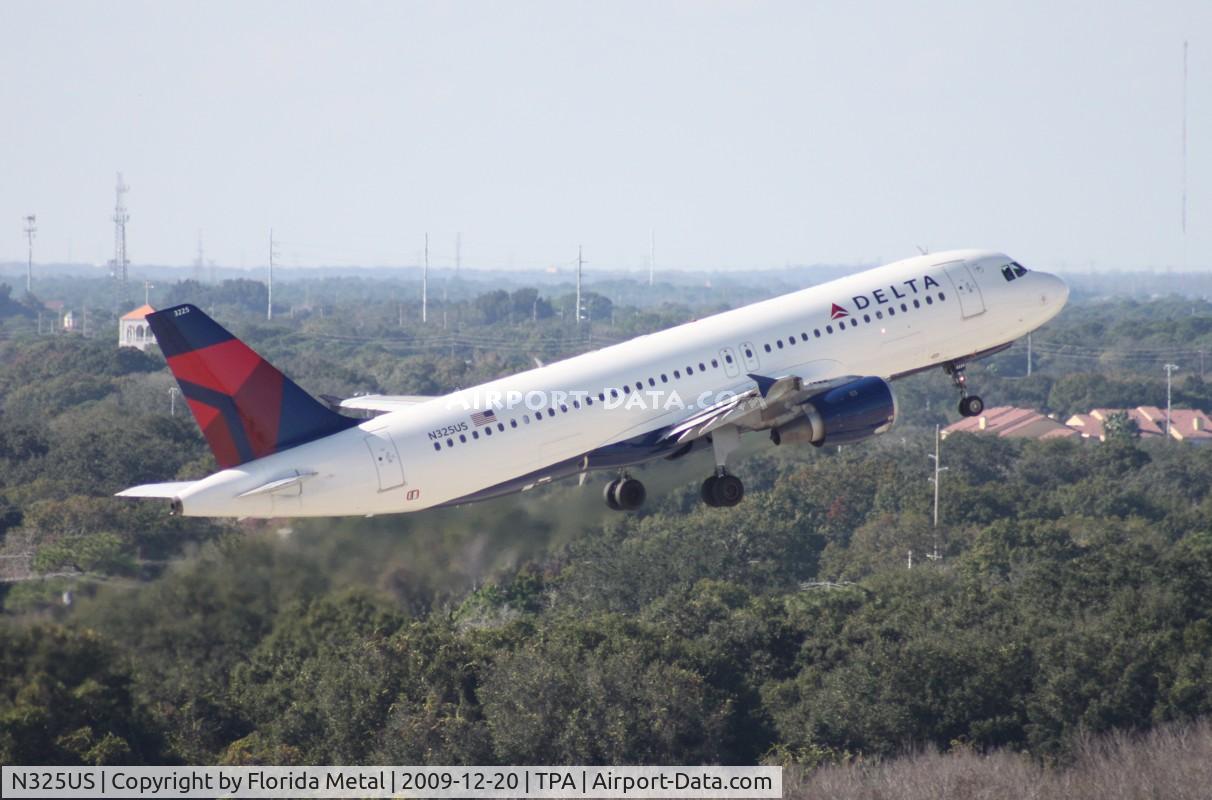 N325US, 1992 Airbus A320-211 C/N 281, Delta A320
