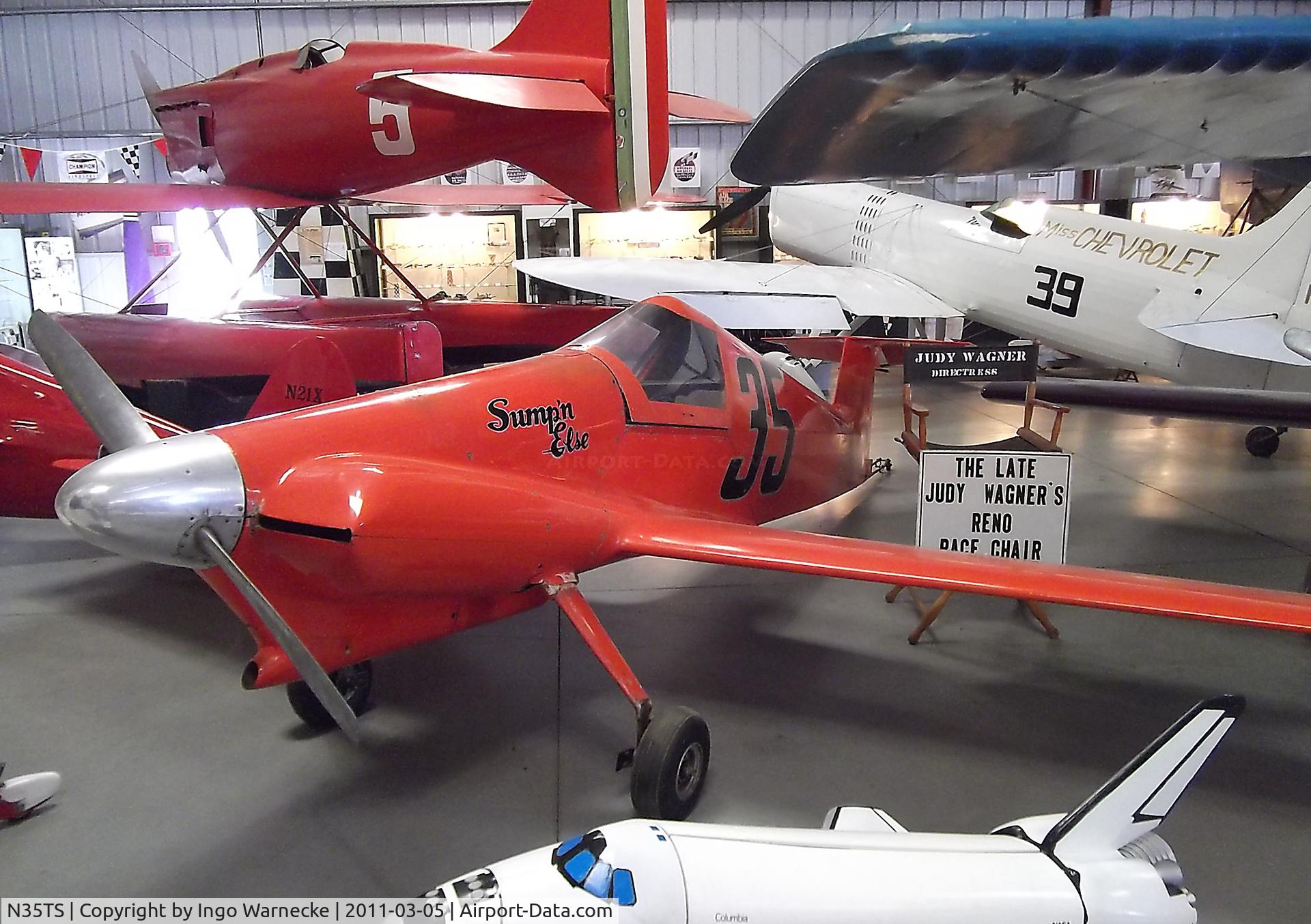 N35TS, 1971 Hansen WH-1 C/N 1, Hansen WH-1 at the Planes of Fame Air Museum, Chino CA