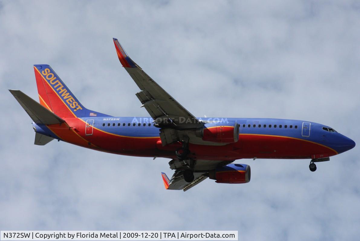 N372SW, 1993 Boeing 737-3H4 C/N 26599, Southwest 737