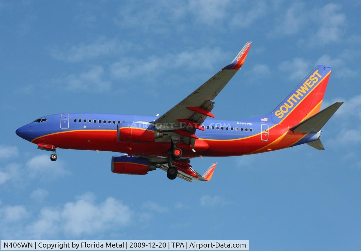 N406WN, 2001 Boeing 737-7H4 C/N 27894, Southwest 737