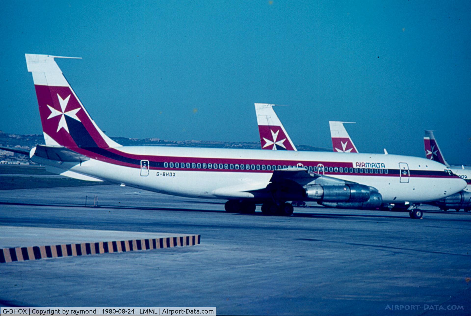 G-BHOX, 1959 Boeing 707-123B C/N 17640, B707 G-BHOX Air Malta (Leased)