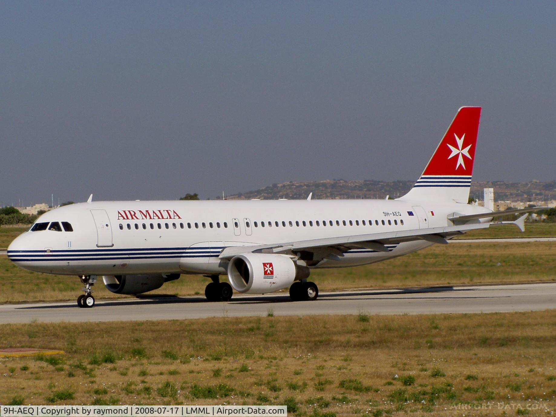 9H-AEQ, 2007 Airbus A320-214 C/N 3068, A320 9H-AEQ Air Malta