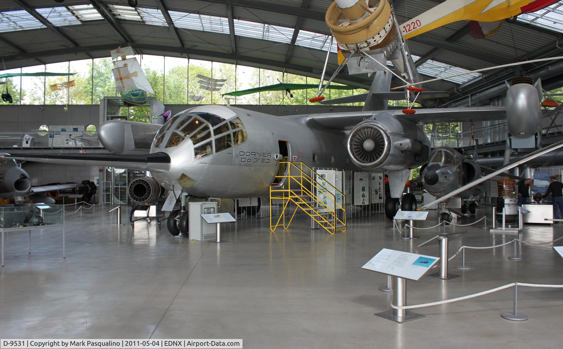 D-9531, 1967 Dornier Do-31 C/N E3, Dornier Do-31