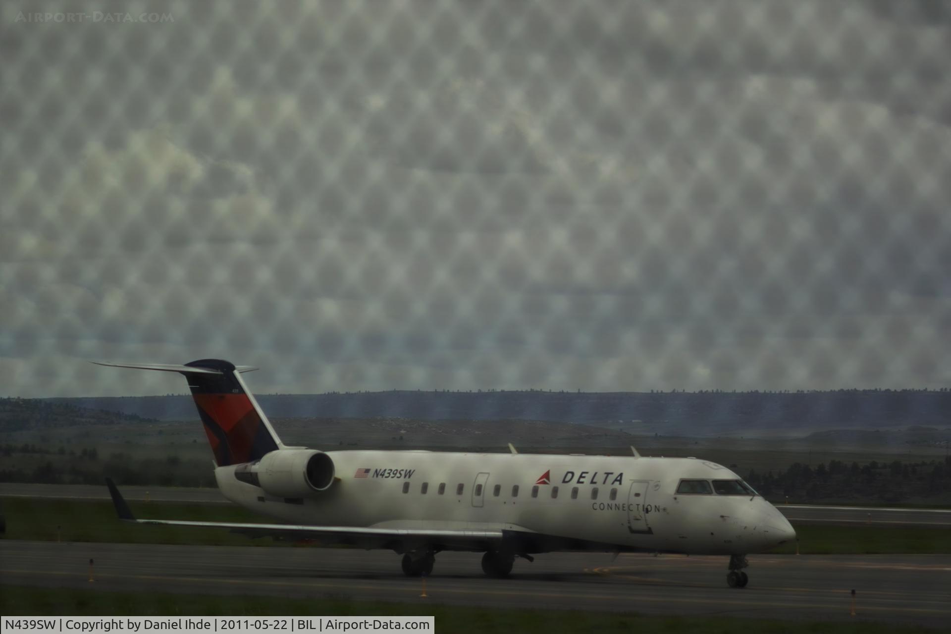 N439SW, 2001 Bombardier CRJ-200LR (CL-600-2B19) C/N 7578, Skywest CL-600 @ BIL (Delta Commuter)