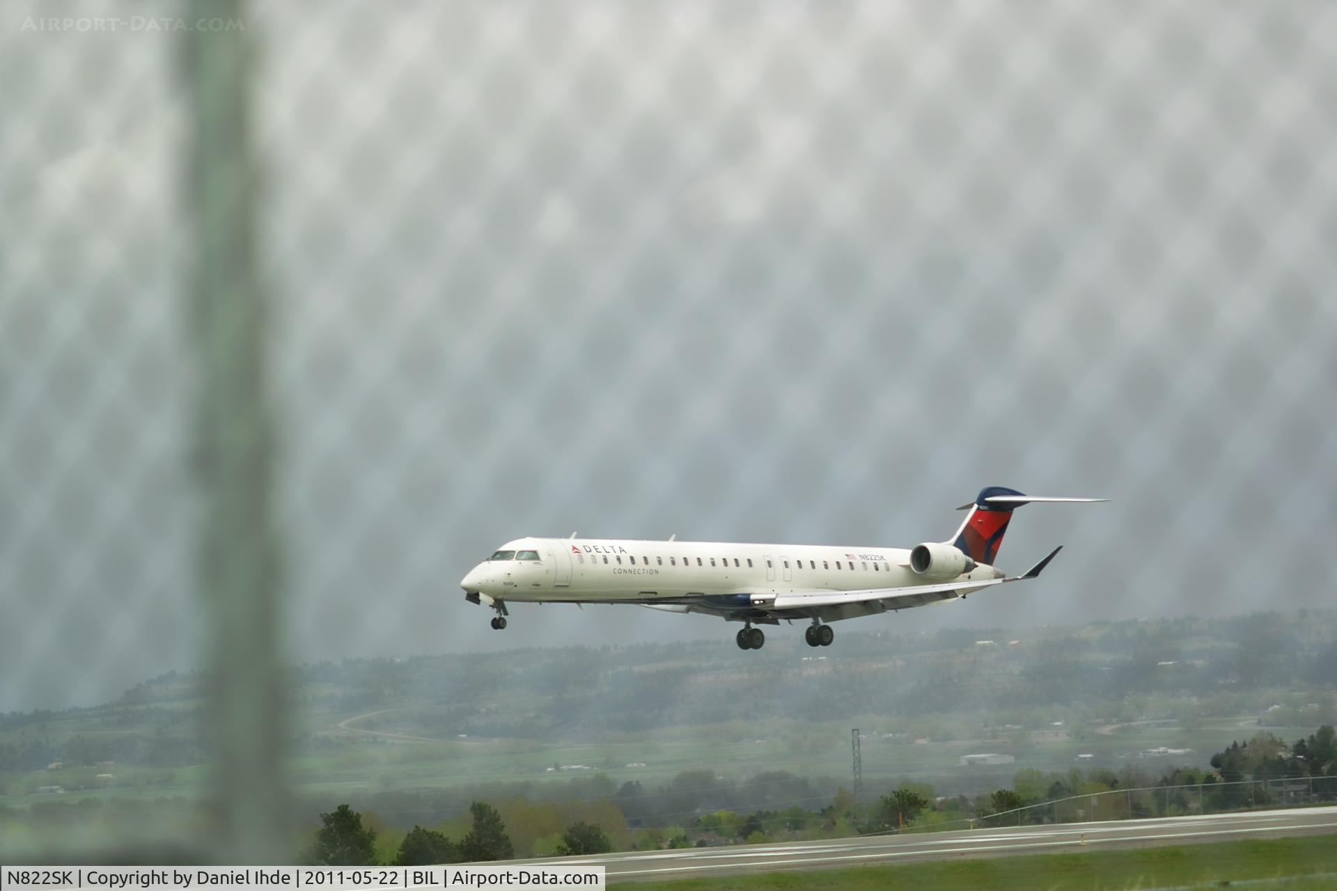 N822SK, 2008 Bombardier CRJ-900ER (CL-600-2D24) C/N 15203, Skywest Delta Connection CL-600 @ BIL