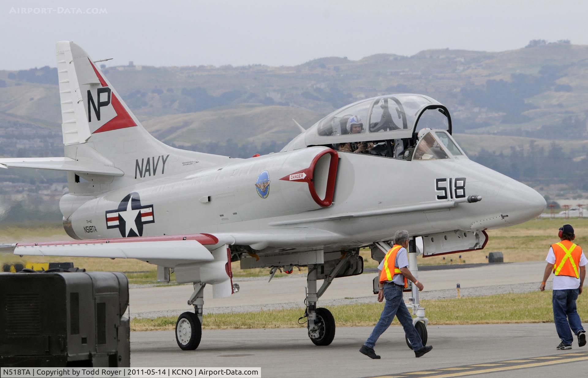 N518TA, 2010 Douglas TA-4J Skyhawk C/N 14291, Mission accomplished