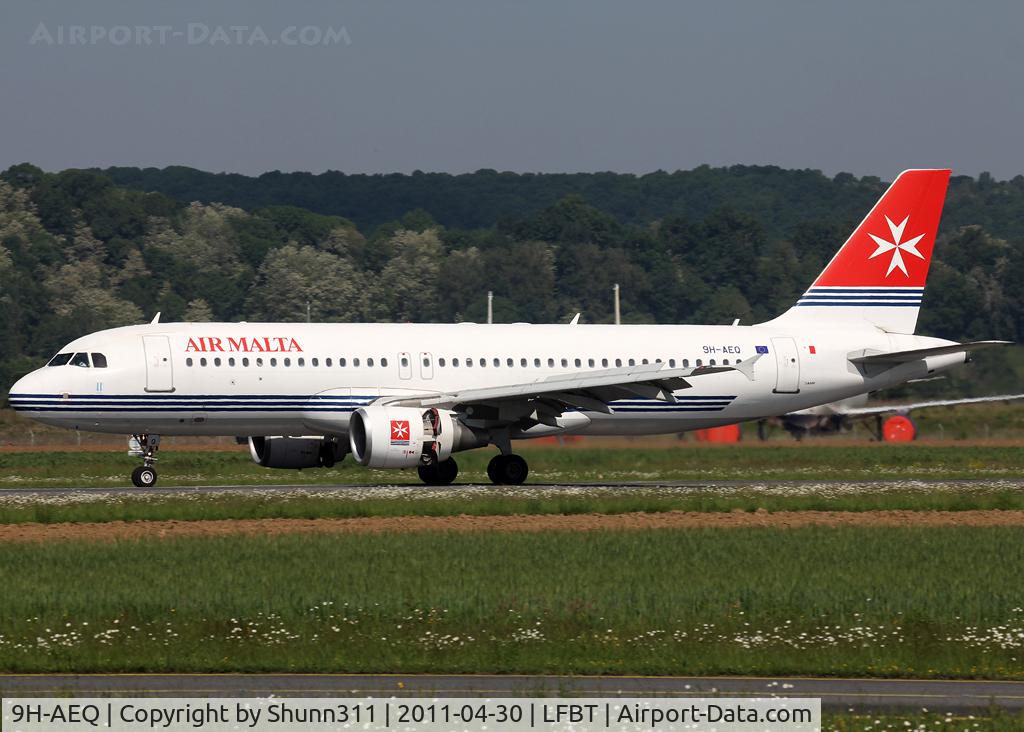 9H-AEQ, 2007 Airbus A320-214 C/N 3068, Landing rwy 20