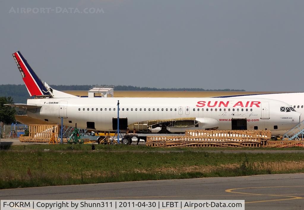 F-OKRM, 1996 Airbus A320-211 C/N 615, Scrapping progress in action...