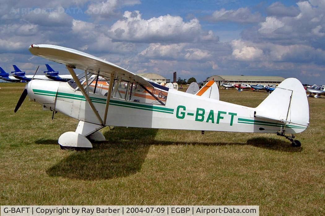 G-BAFT, 1957 Piper L-21B Super Cub (PA-18-135) C/N 18-5340, Piper L-21B-150 Super Cub [18-5340] Kemble~G 09/07/2004