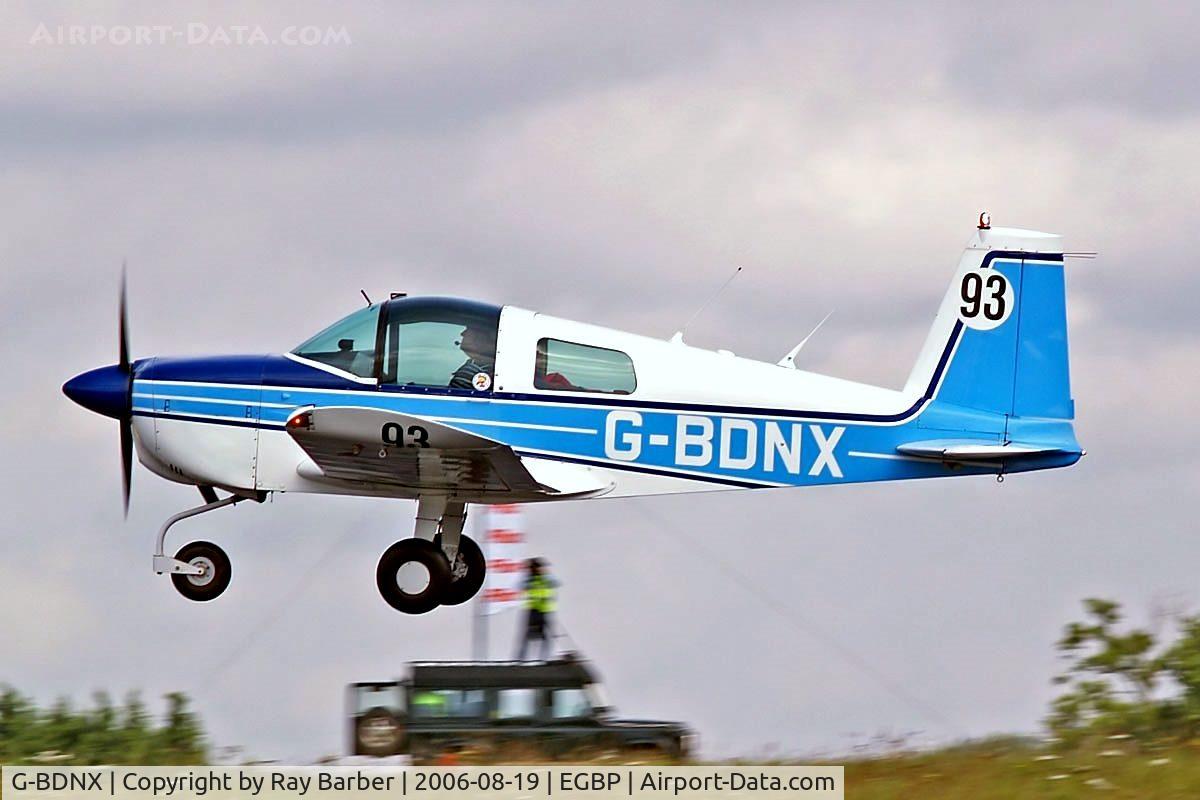 G-BDNX, 1975 Grumman American AA-1B Trainer C/N AA1B-0590, American Aviation AA-1B Trainer 2 [AA1B-0590] Kemble~G 19/08/2006