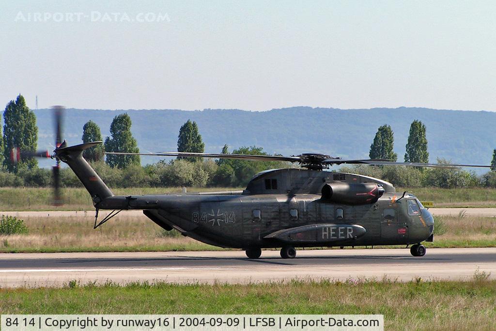84 14, Sikorsky (VFW-Fokker) CH-53G C/N V65-012, German Army visiting Basel-Airport