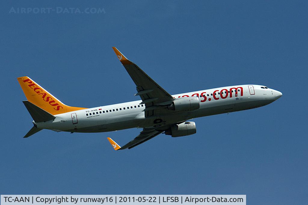 TC-AAN, 2009 Boeing 737-82R C/N 38173, Pegasus operating daily flight to ADANA via ISTANBUL