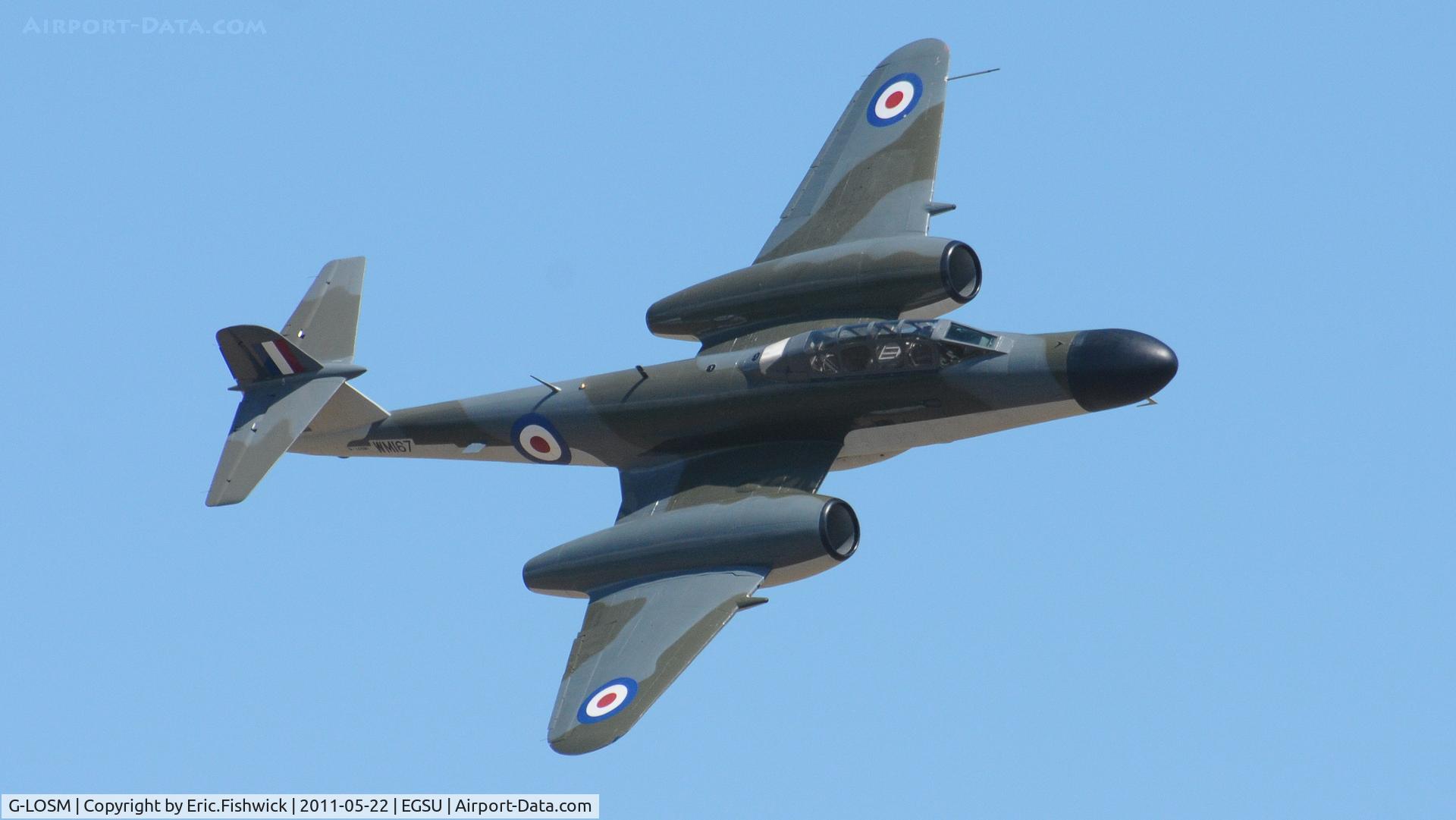 G-LOSM, 1952 Gloster Meteor NF.11 C/N S4/U/2342, 43. G-LOSM (The Classic Aircraft Trust) at Duxford's Spring Air Show, May 2011