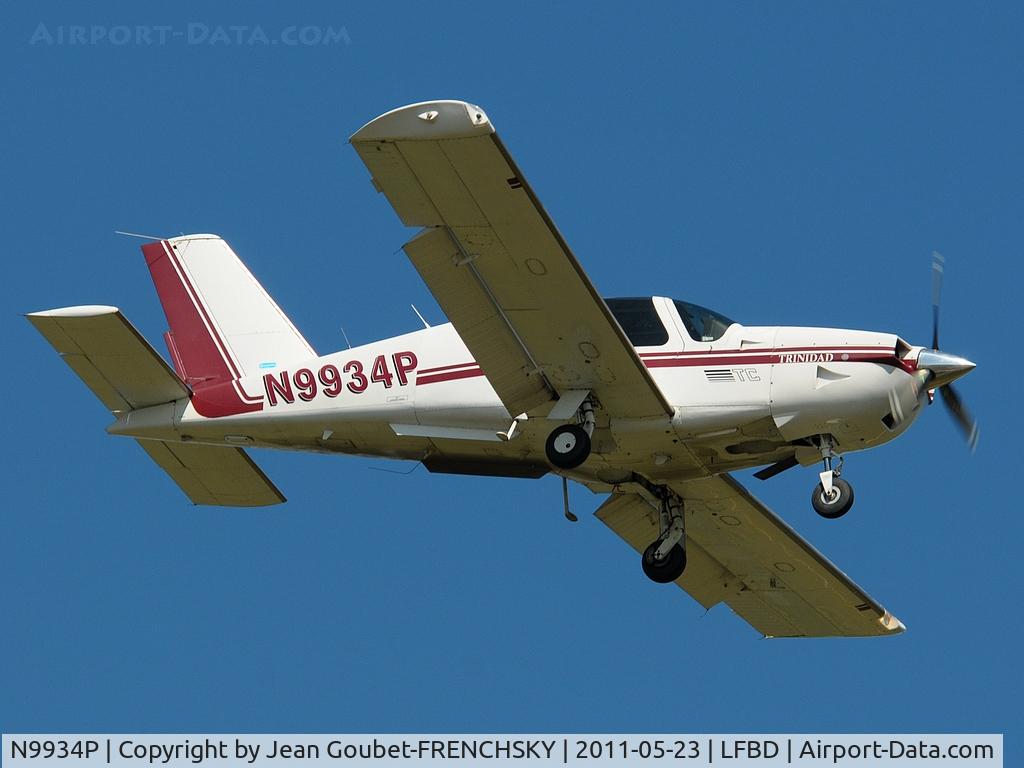 N9934P, 1990 Socata TB-21 TC Trinidad C/N 1086, landing 05