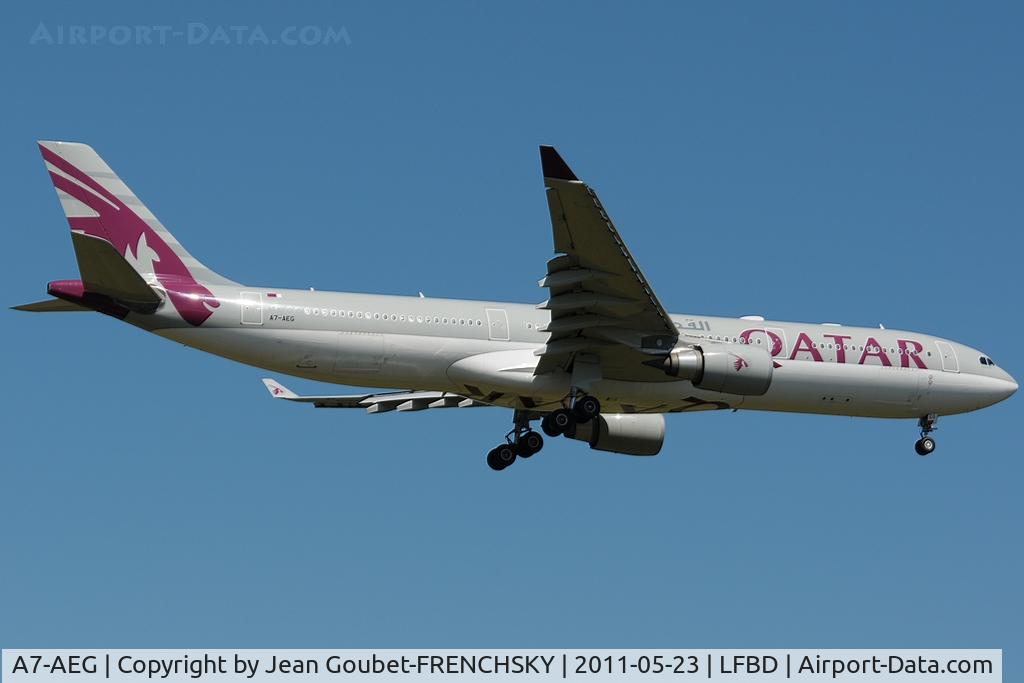 A7-AEG, 2006 Airbus A330-302 C/N 734, QATARI 34 landing 05