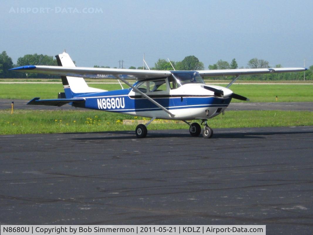 N8680U, 1965 Cessna 172F C/N 17252583, On the ramp at Delaware, Ohio - EAA breakfast fly-in.