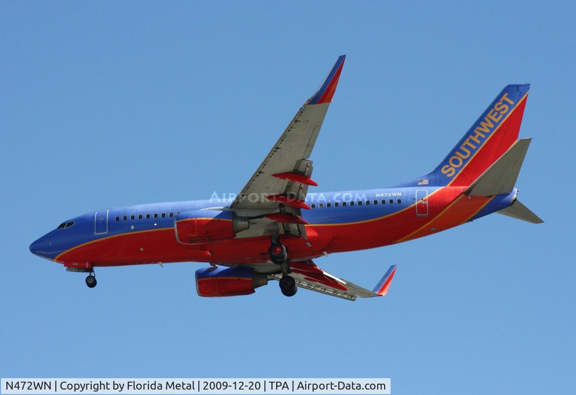 N472WN, 2004 Boeing 737-7H4 C/N 33831, Southwest 737