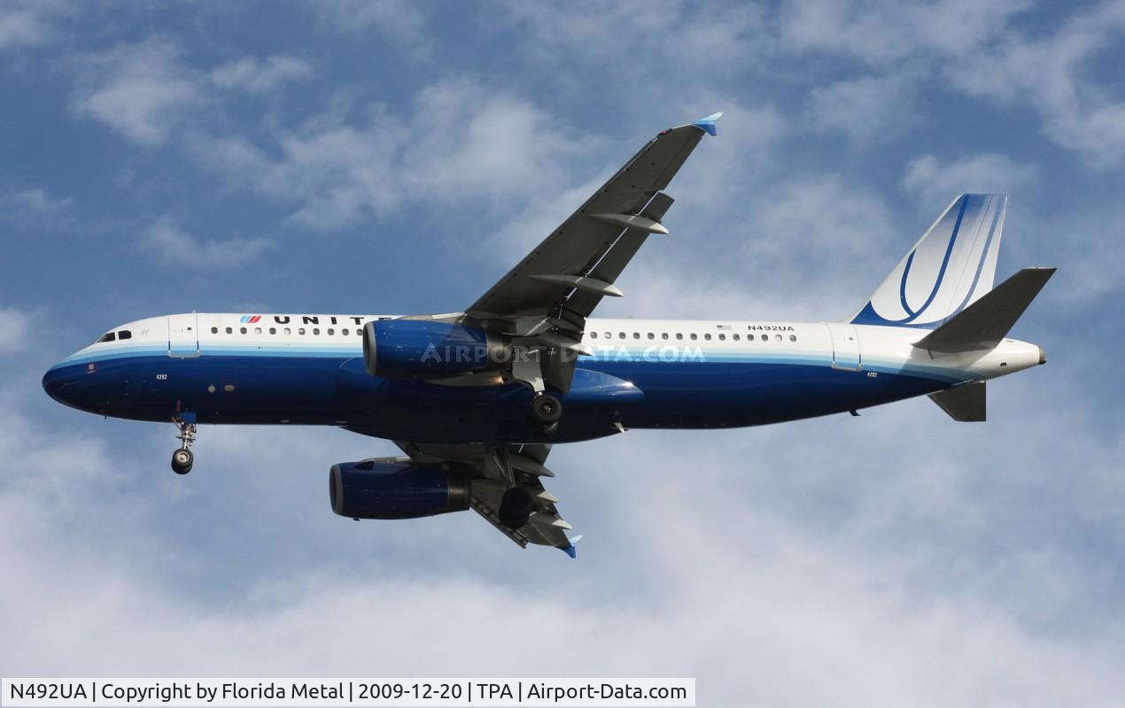 N492UA, 2002 Airbus A320-232 C/N 1755, United A320