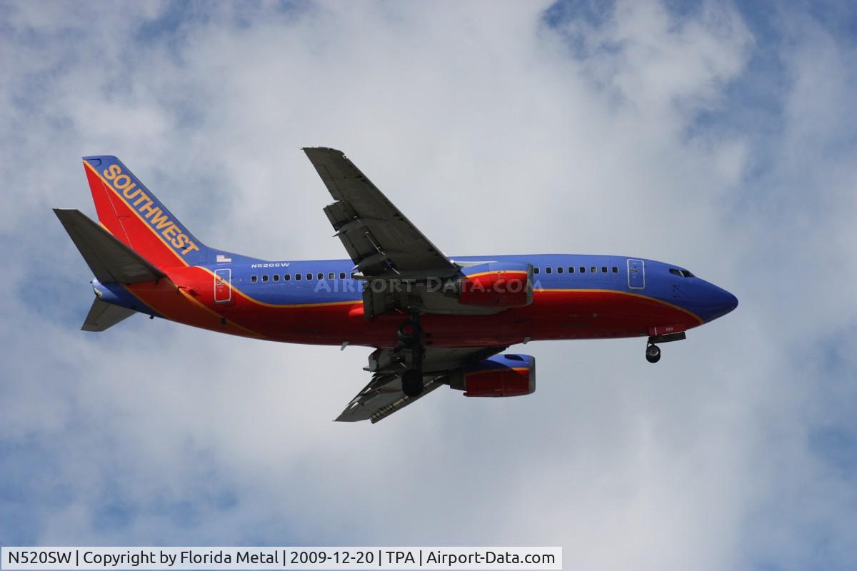 N520SW, 1991 Boeing 737-5H4 C/N 25319, Southwest 737-500