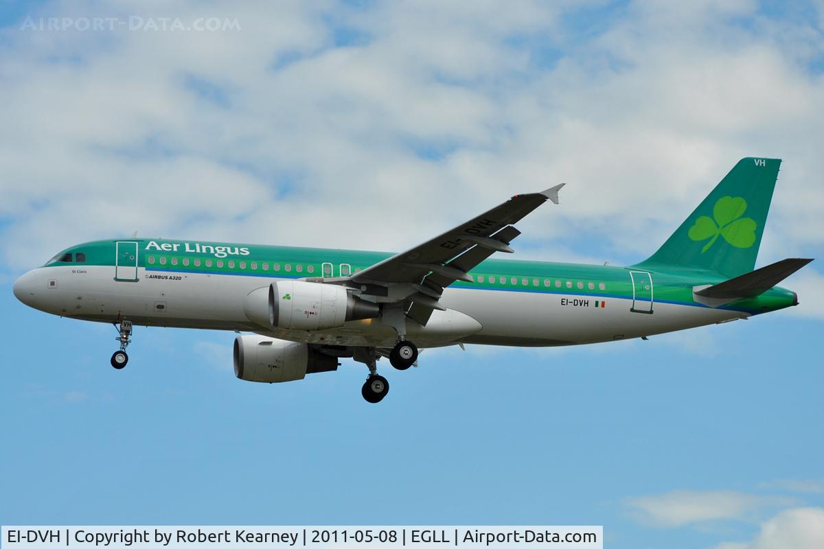 EI-DVH, 2007 Airbus A320-214 C/N 3345, Approaching r/w 27L