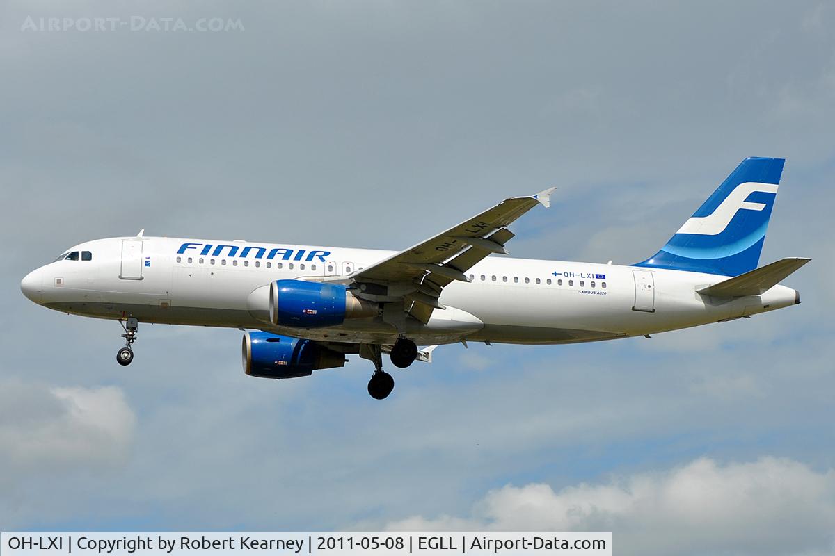 OH-LXI, 2003 Airbus A320-214 C/N 1989, Approaching r/w 27L