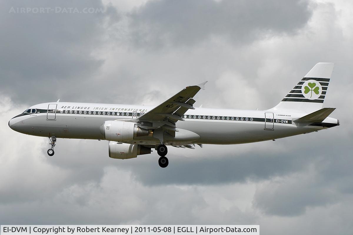 EI-DVM, 2011 Airbus A320-214 C/N 4634, Approaching r/w 27L