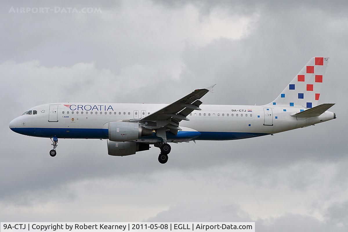 9A-CTJ, 1999 Airbus A320-214 C/N 1009, Approaching r/w 27L