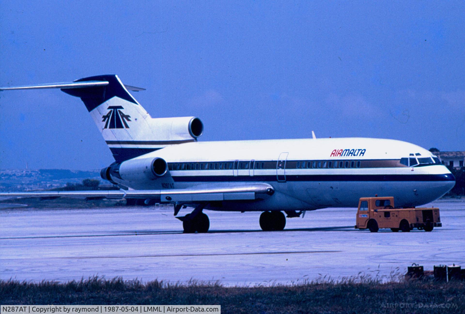 N287AT, 1965 Boeing 727-51 C/N 18805, B727 N287AT Air Malta (Leased)