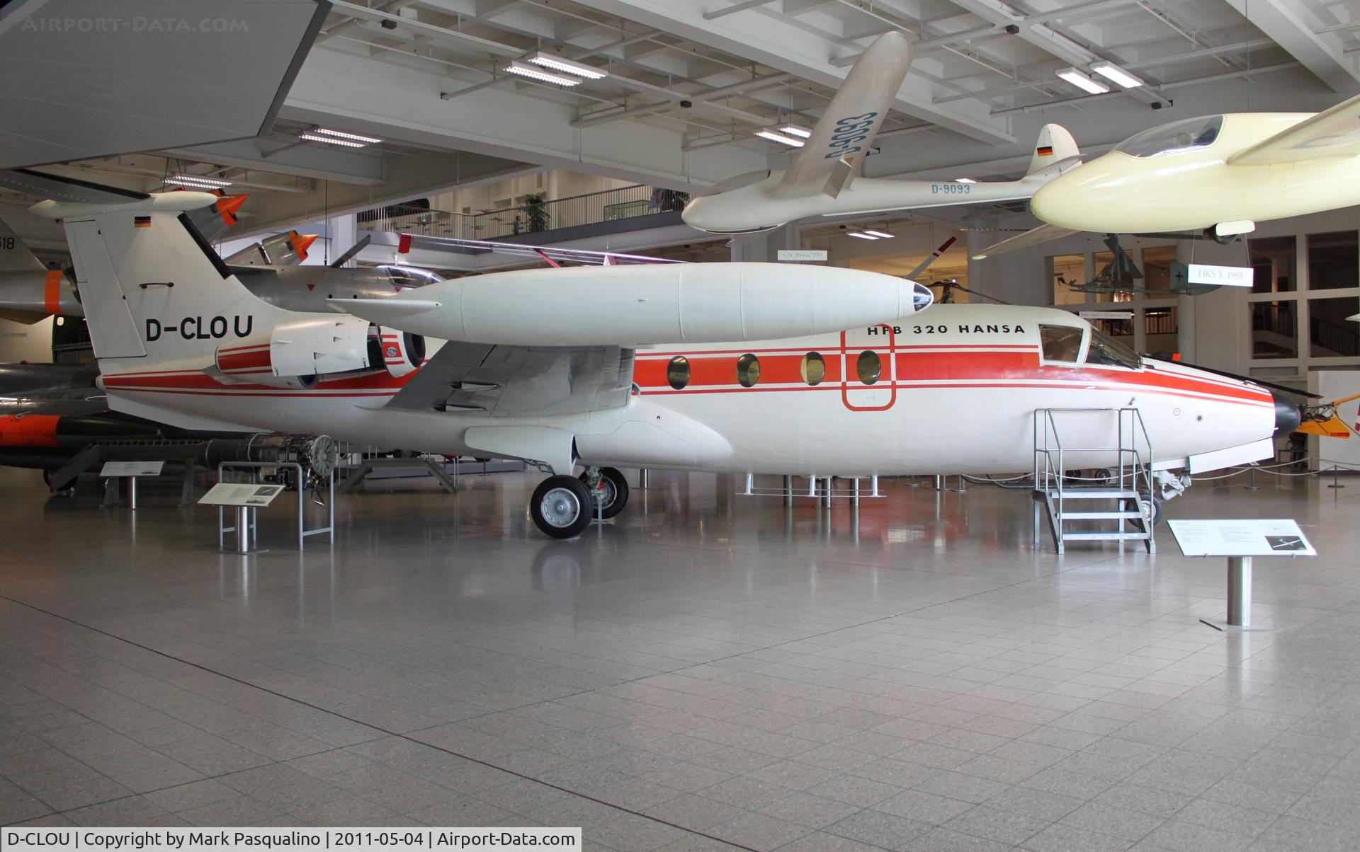 D-CLOU, Hamburger Flugzeugbau HFB-320 Hansa Jet C/N 1002, HFB-320 Hansa Jet