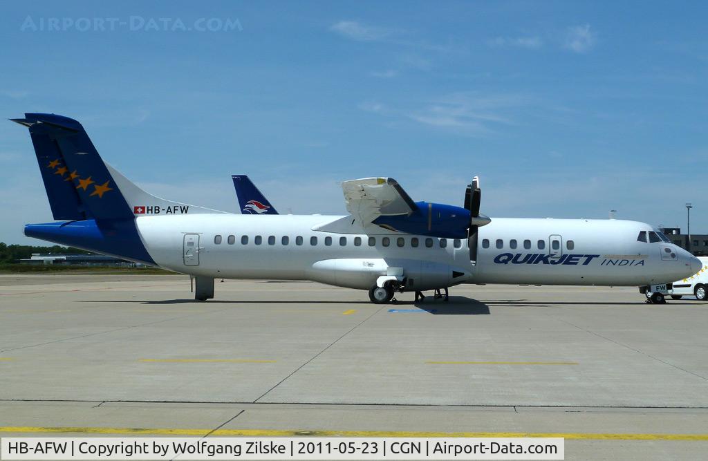 HB-AFW, 2009 ATR 72-212A C/N 870, visitor