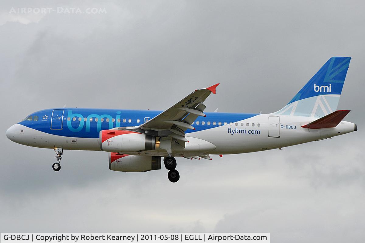 G-DBCJ, 2006 Airbus A319-131 C/N 2981, Approaching r/w 27L