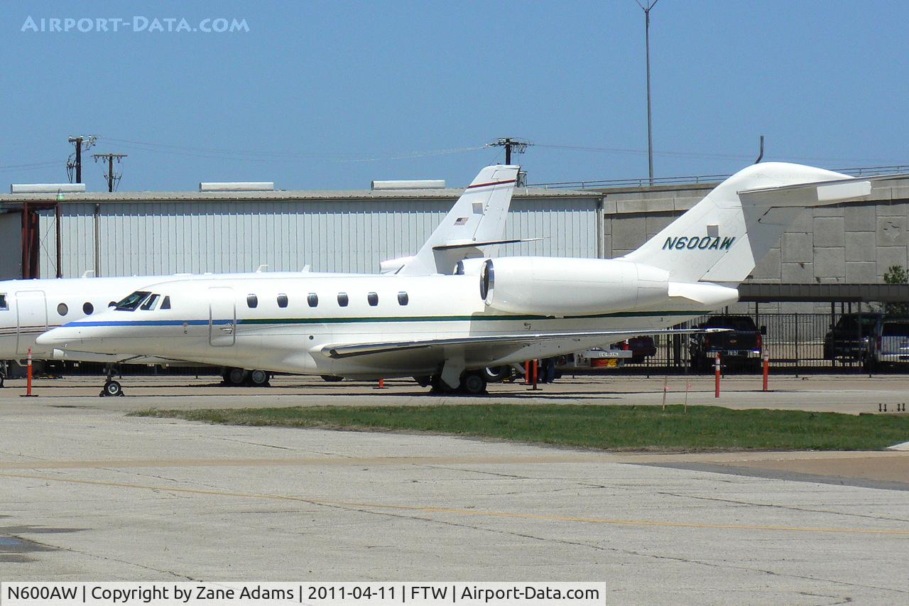 N600AW, 2001 Cessna 750 Citation X C/N 7500181, At Meacham Field - Fort Worth, TX