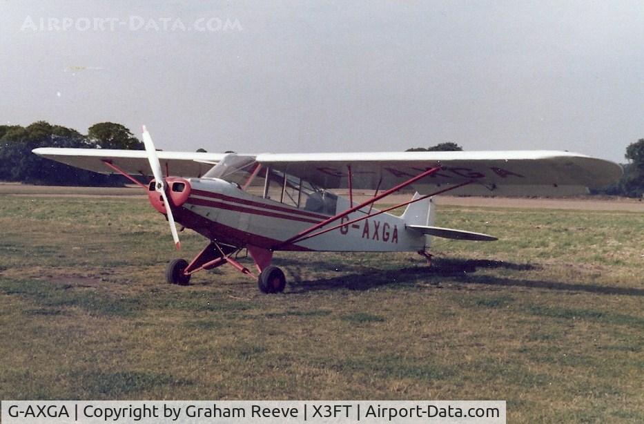 G-AXGA, 1952 Piper L-18C Super Cub C/N 18-2047, Pictured at Felthorpe in 1978.
