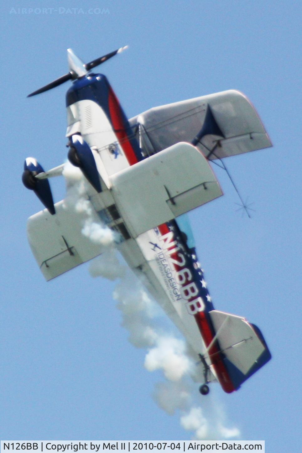 N126BB, 2001 Aviat Pitts S-2C Special C/N 6046, 2010 National Cherry Festival Air Show